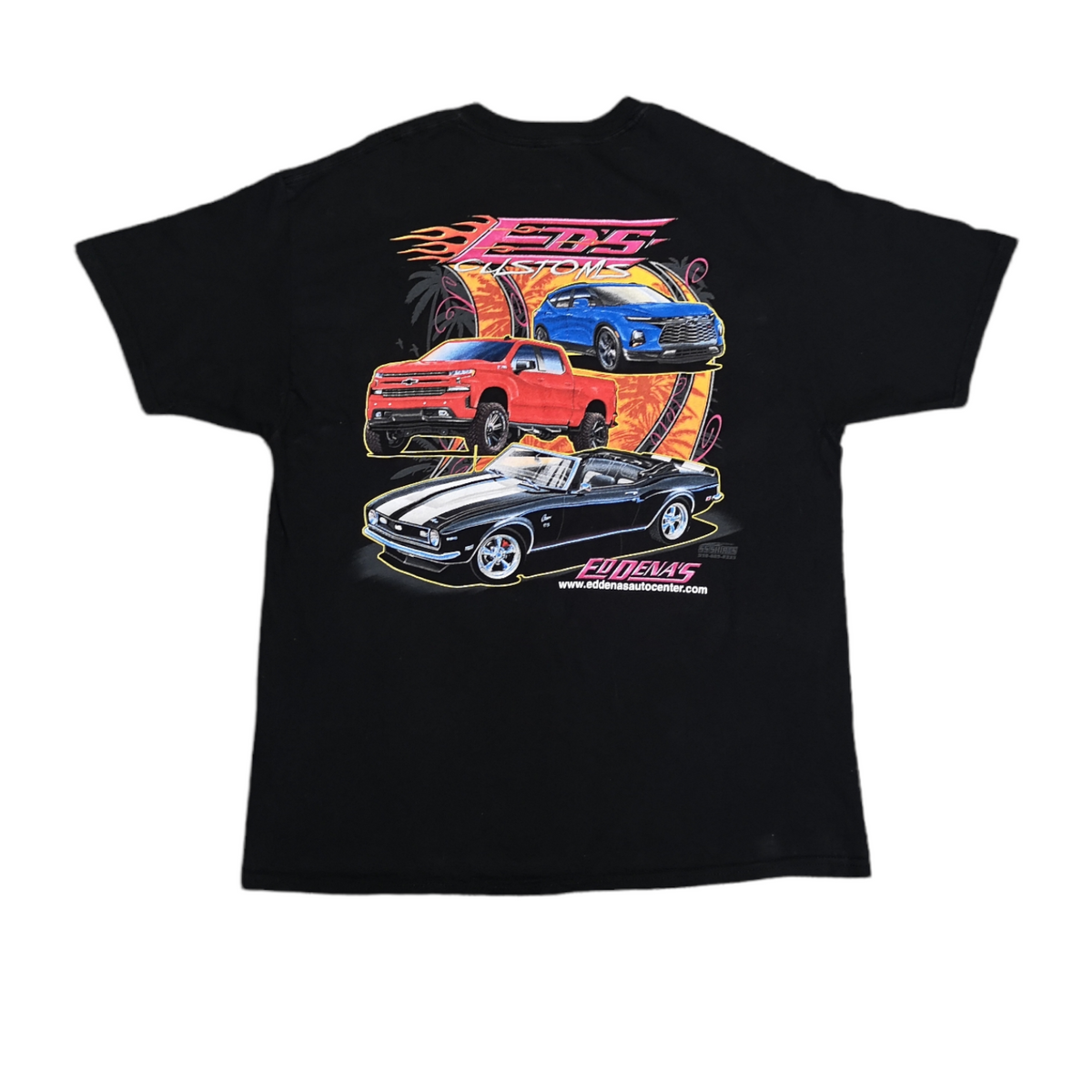 ED'S Customs Muscle Car T-Shirt - Size XL