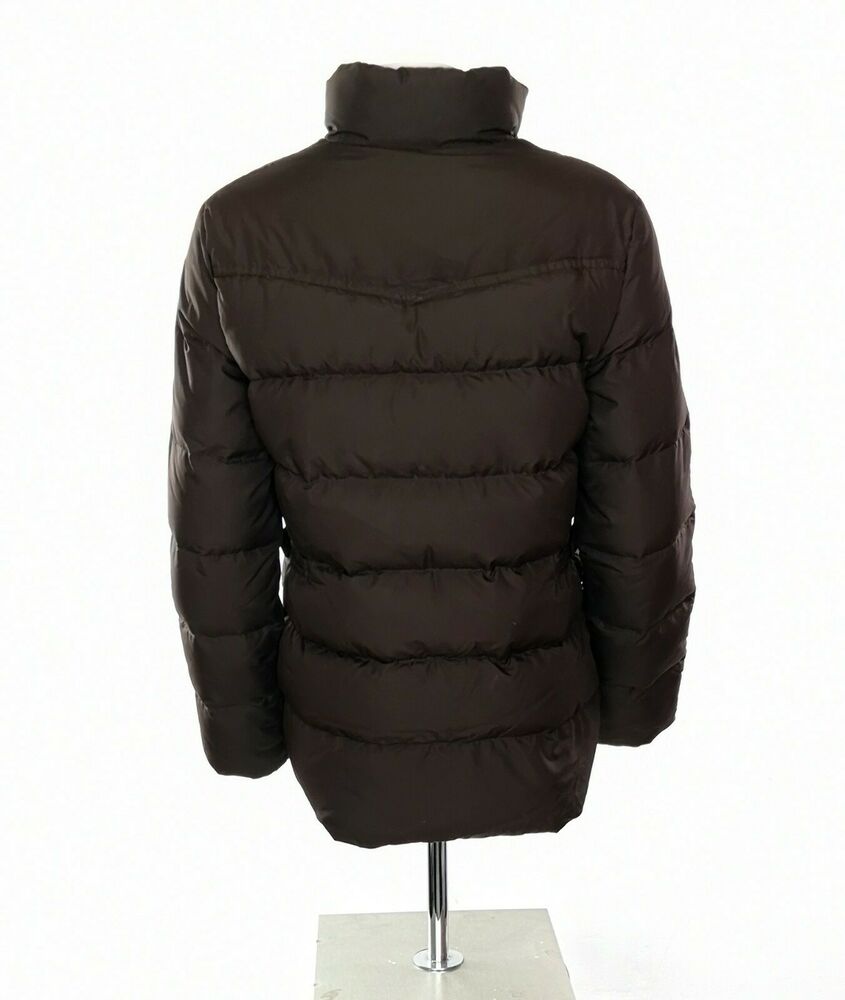 Lauren Ralph Lauren Puffer Jacket In Brown Size M UK 10