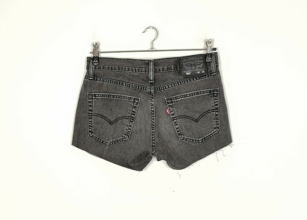 Levi's 511's Denim Shorts - Size W32 UK 12