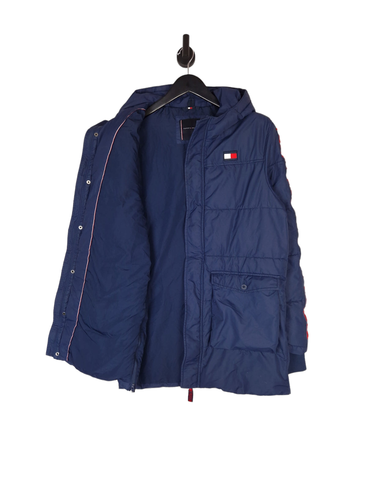 Tommy Hilfiger Hooded Puffer Jacket - Size Small