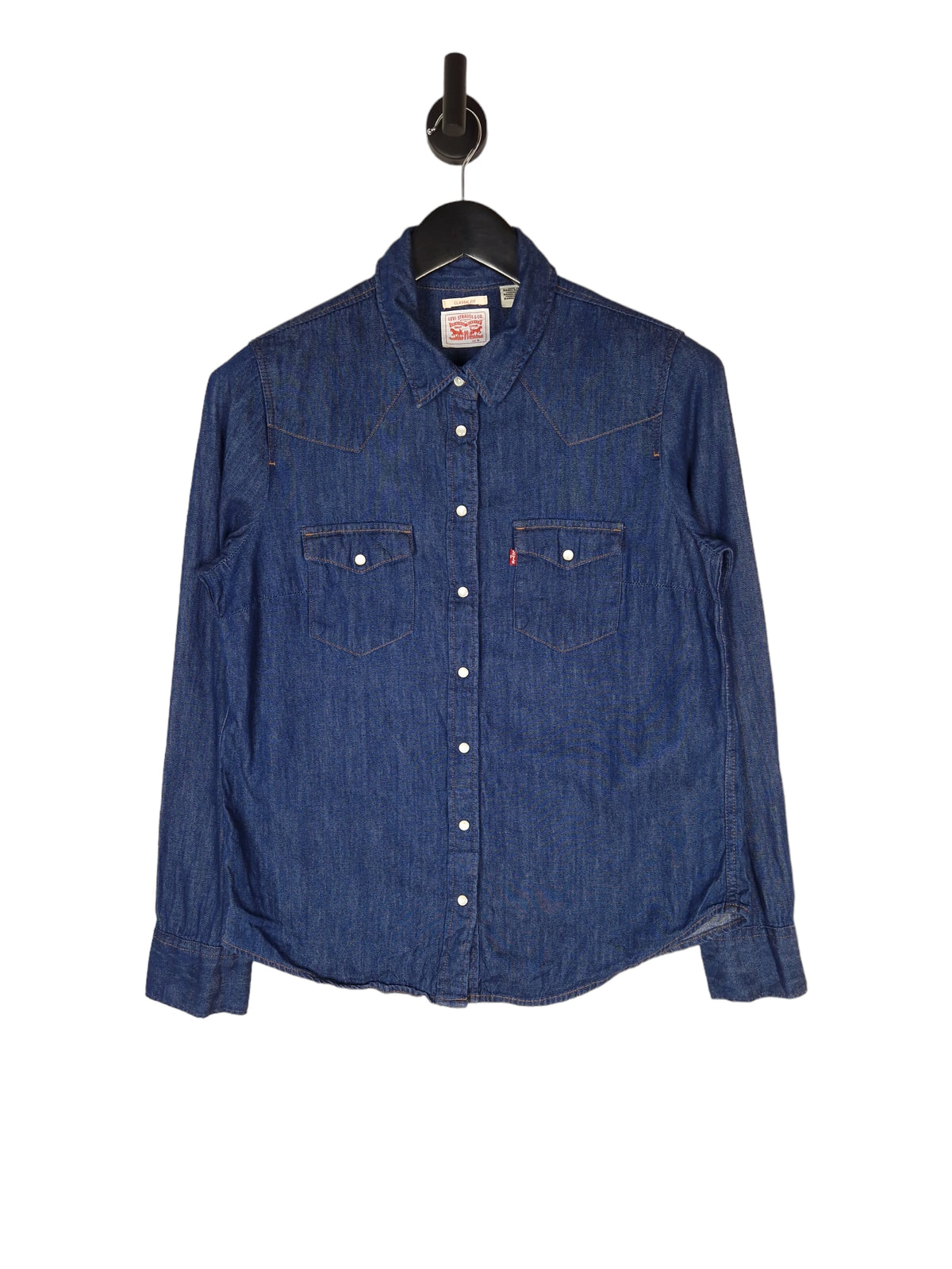 Levi's Denim Western Shirt - Size UK 8