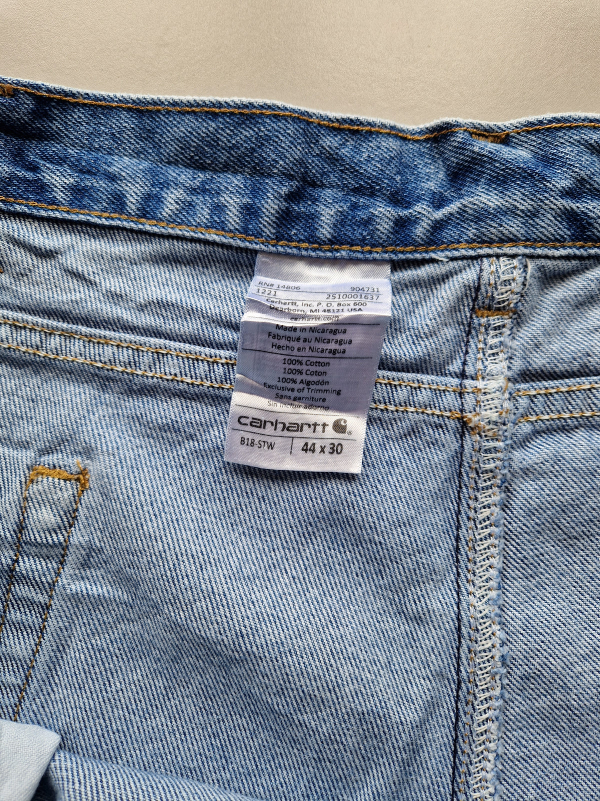 Carhartt Denim Jeans - Size W44 L30