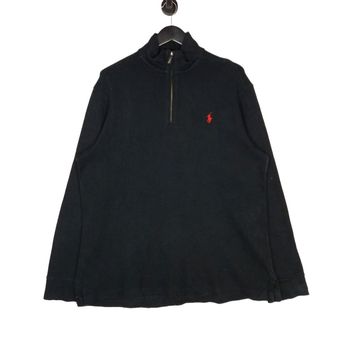 Polo Ralph Lauren 1/4 Zip Jumper - Size Large