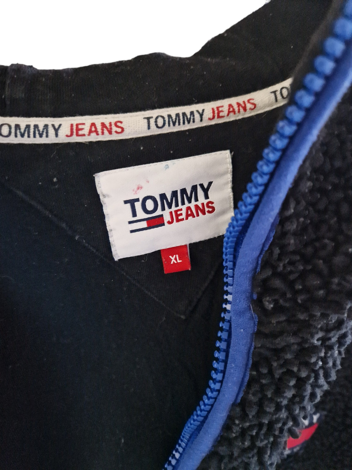 Tommy Jeans Full Zip Fleece Jacket - Size XL