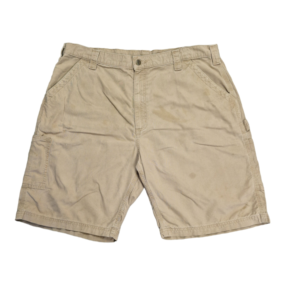 Carhartt Carpenter Cargo Shorts In Beige Size W40