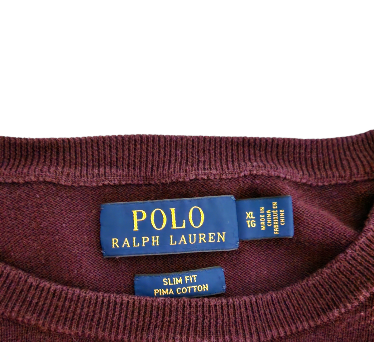 Polo Ralph Lauren Jumper Pixma Cotton - Size XL Slim Fit