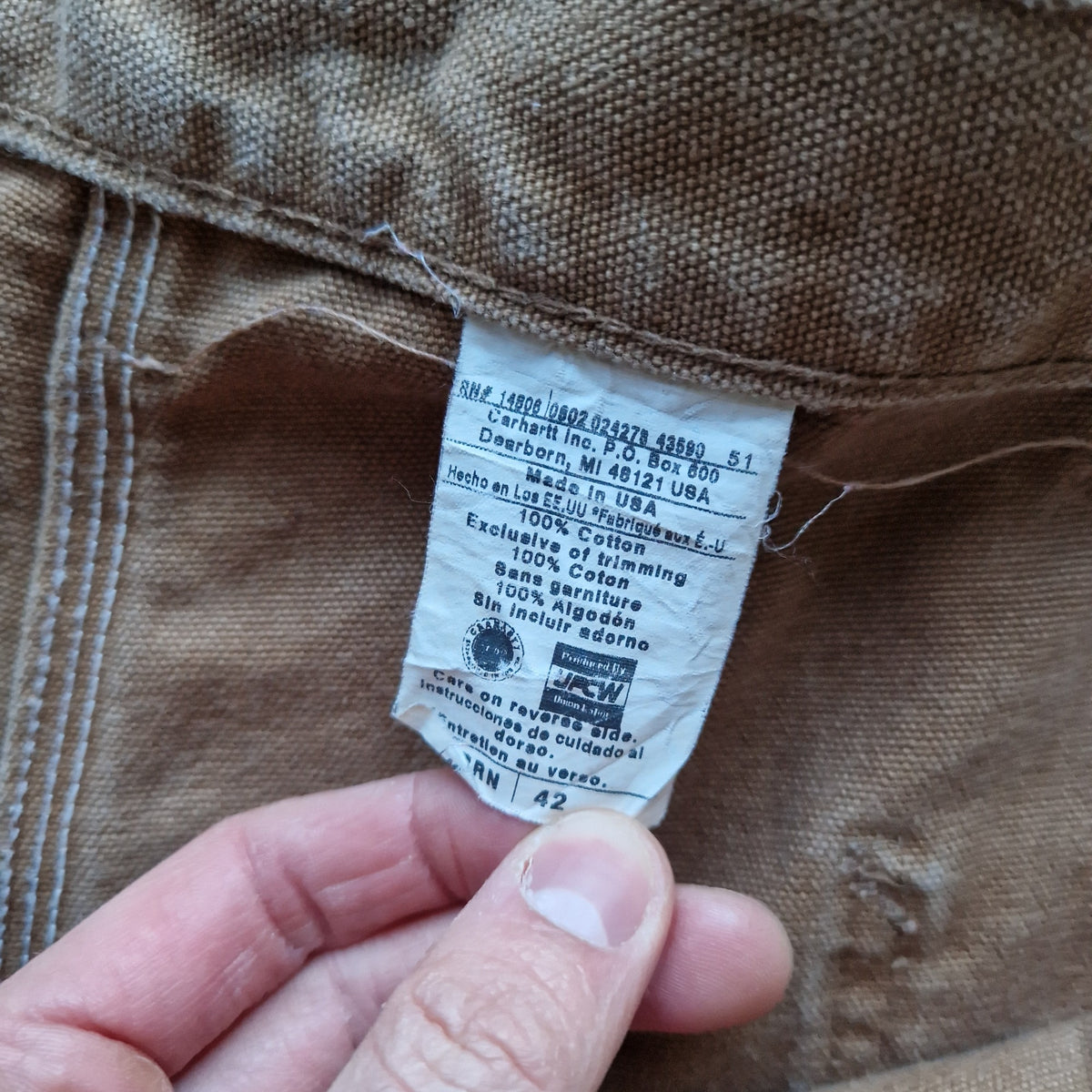 Y2K Carhartt Carpenter Shorts Made In USA - Size W32