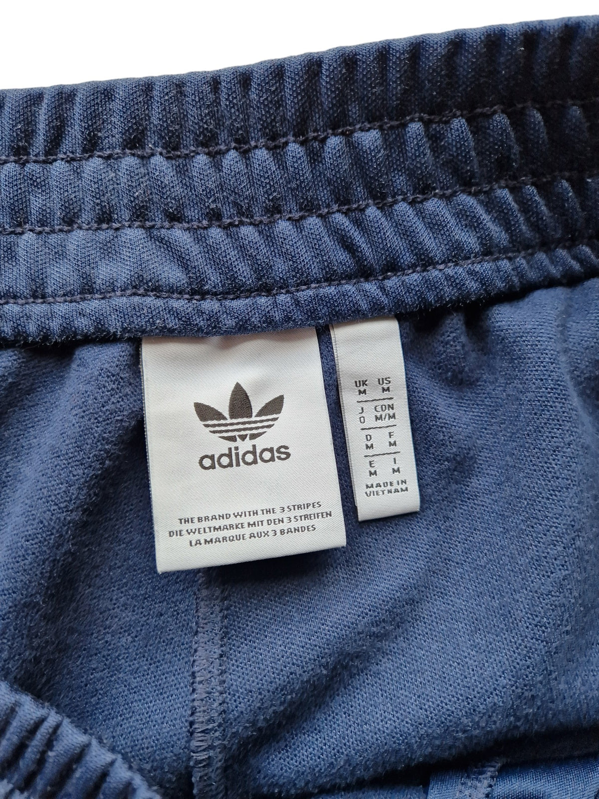 Adidas Poppers Tracksuit Bottoms - Size Medium