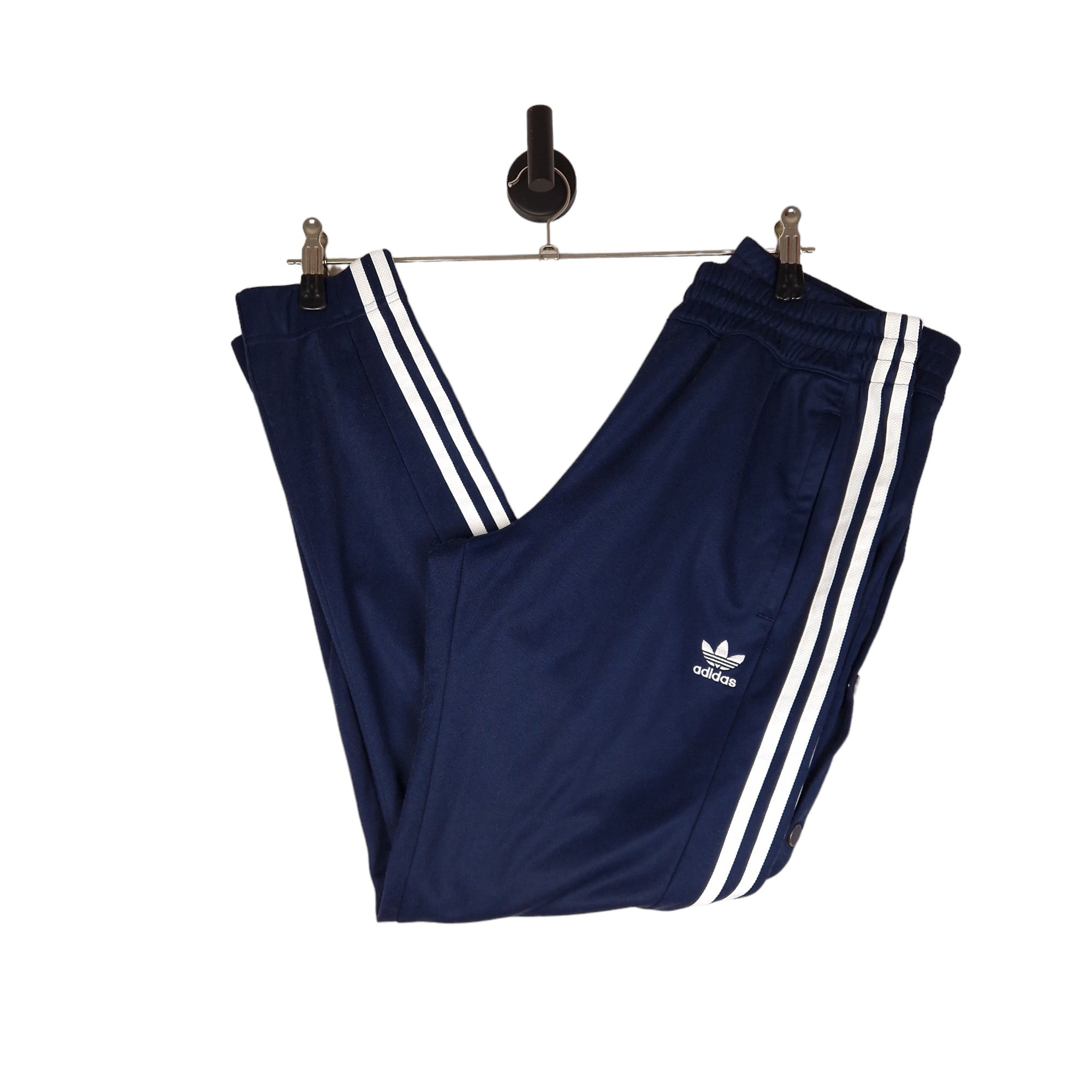 Adidas tracksuit bottoms with on sale poppers