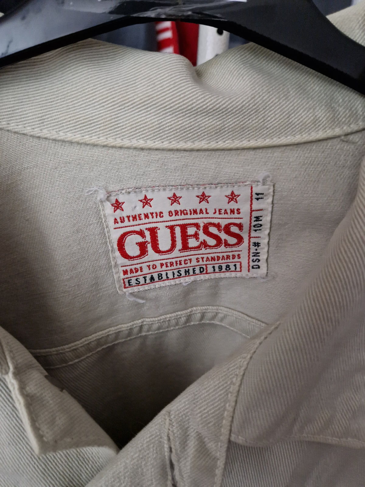 90's Guess Denim Jacket - Size XXL