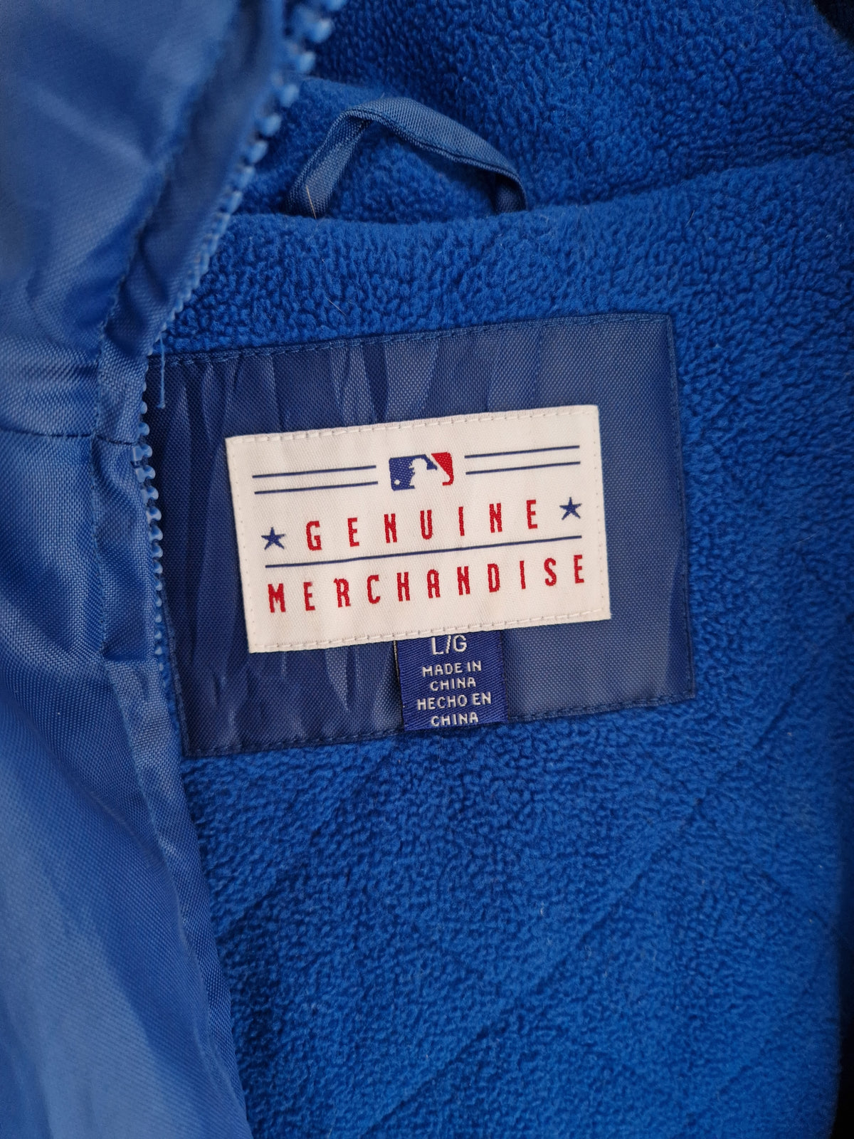 MLB Chicago Cubs Fleece Lined Jacket - Size XL