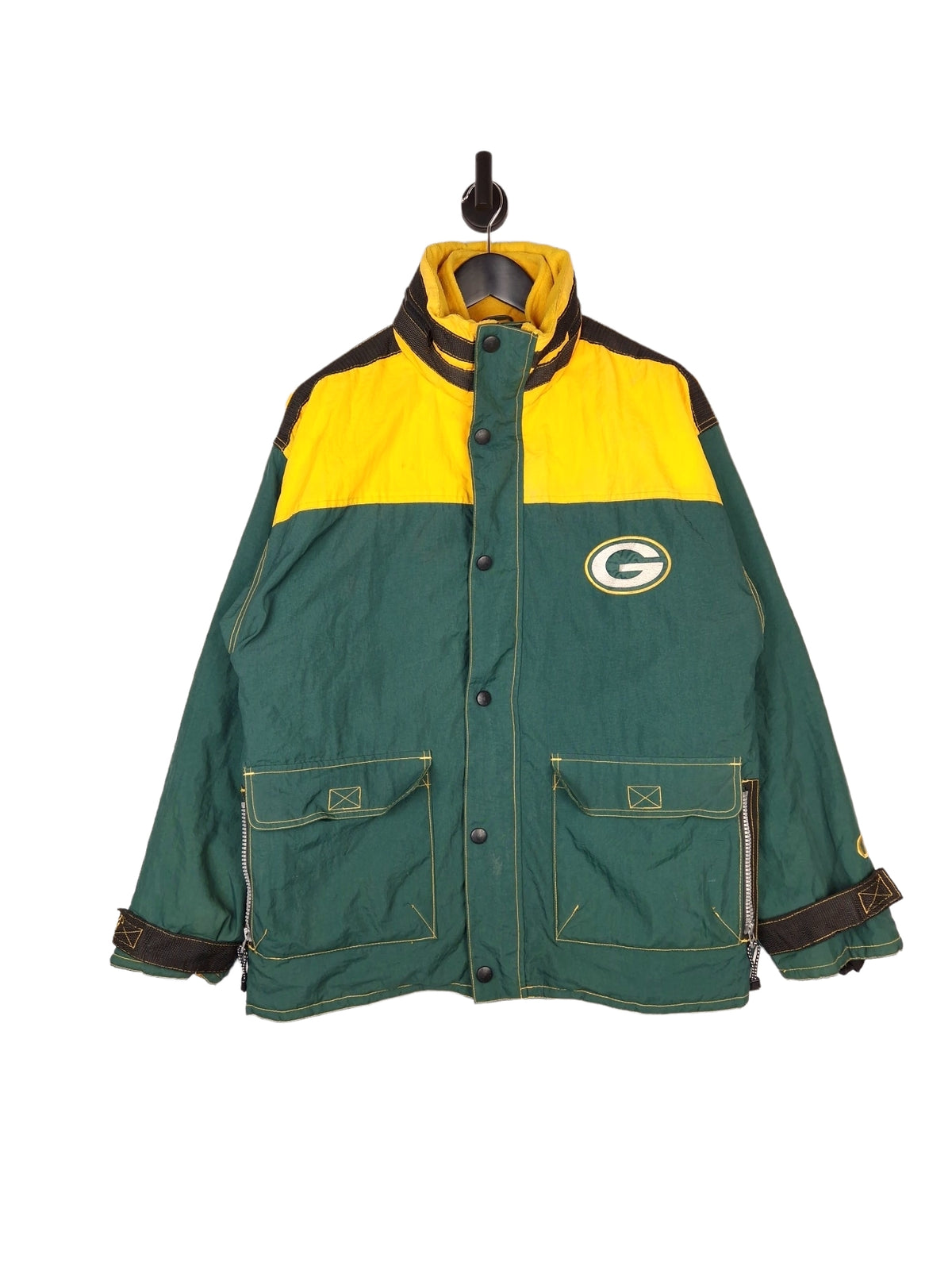 90's Champion NBA Green Bay Packers Lined Jacket - Size Large