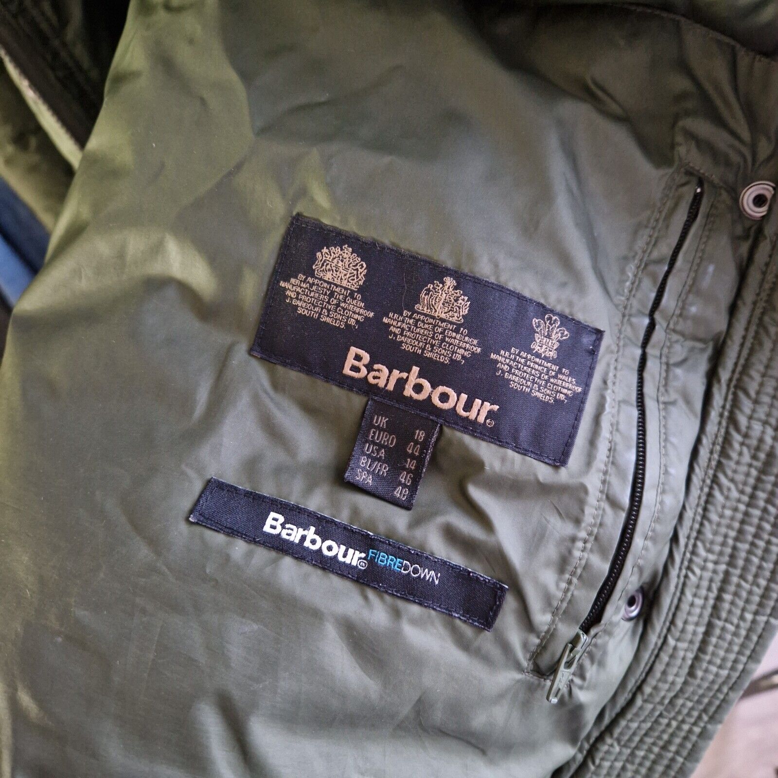 Barbour on sale shipper quilt