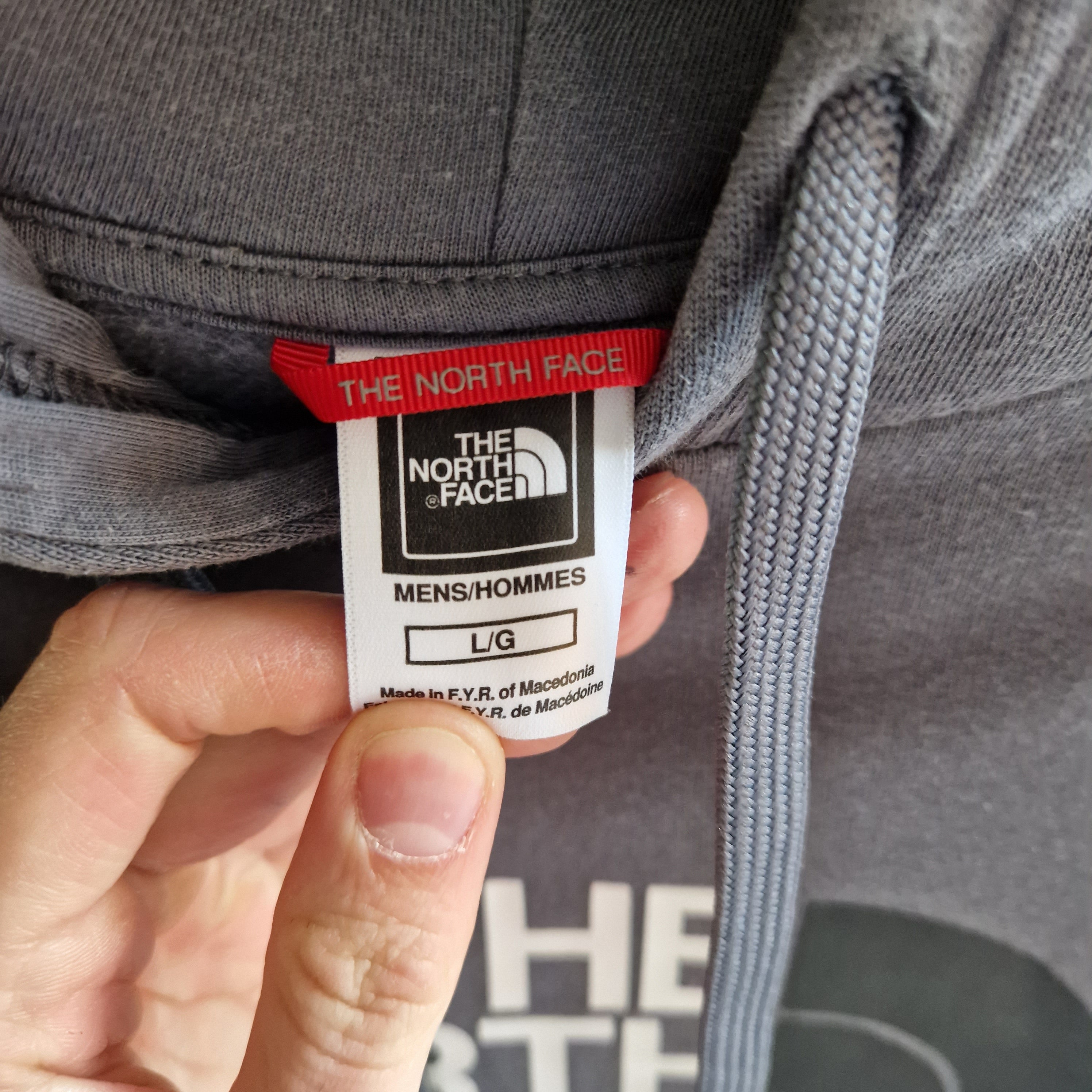 North face hot sale hoodie large