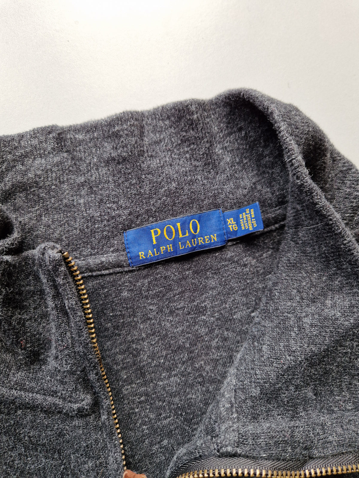 Polo Ralph Lauren 1/4 Zip Jumper - Size XL